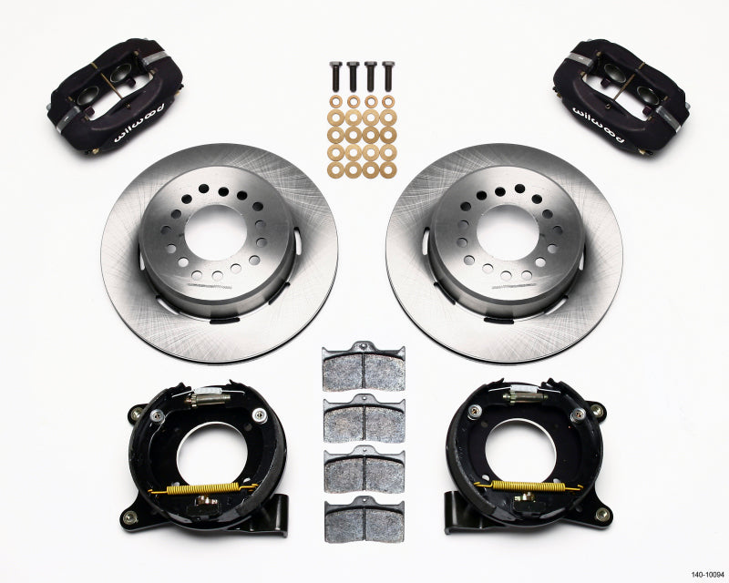 Wilwood Forged Dynalite P/S Park Brake Kit Chevy C-10 2.42 Offset 5-lug Big Brake Kits Wilwood