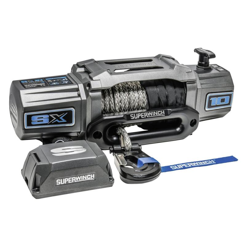 Superwinch 10000 LBS 12V DC 3/8in x 80ft Synthetic Rope SX 10000 Winch Winches Superwinch