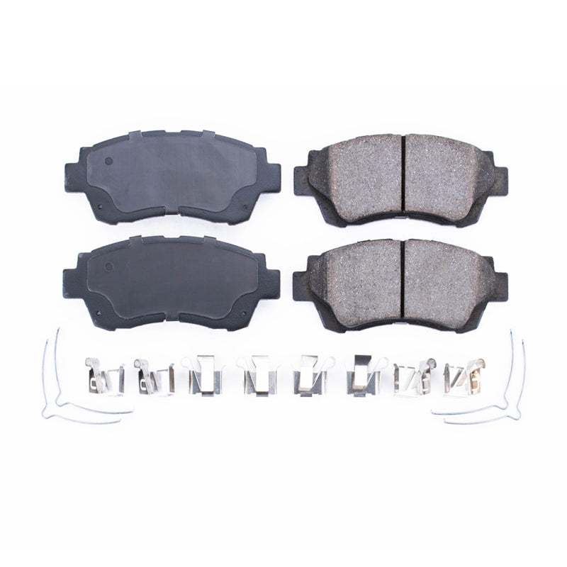 Power Stop 92-96 Lexus ES300 Front Z17 Evolution Ceramic Brake Pads w/Hardware Brake Pads - OE PowerStop