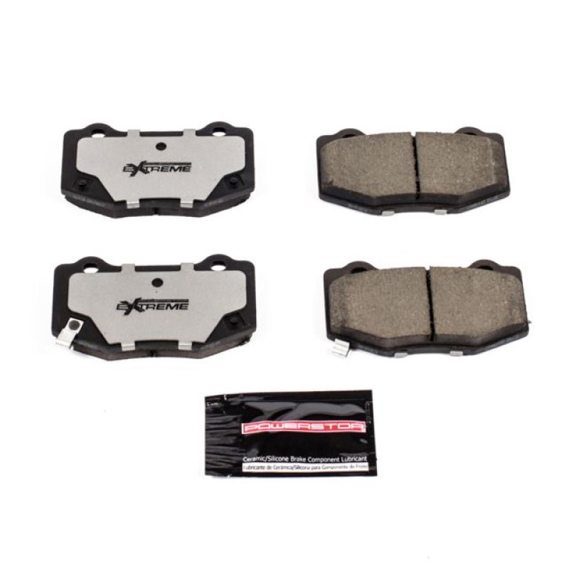 Power Stop 16-19 Cadillac ATS Rear Z26 Extreme Street Brake Pads w/Hardware Brake Pads - Performance PowerStop