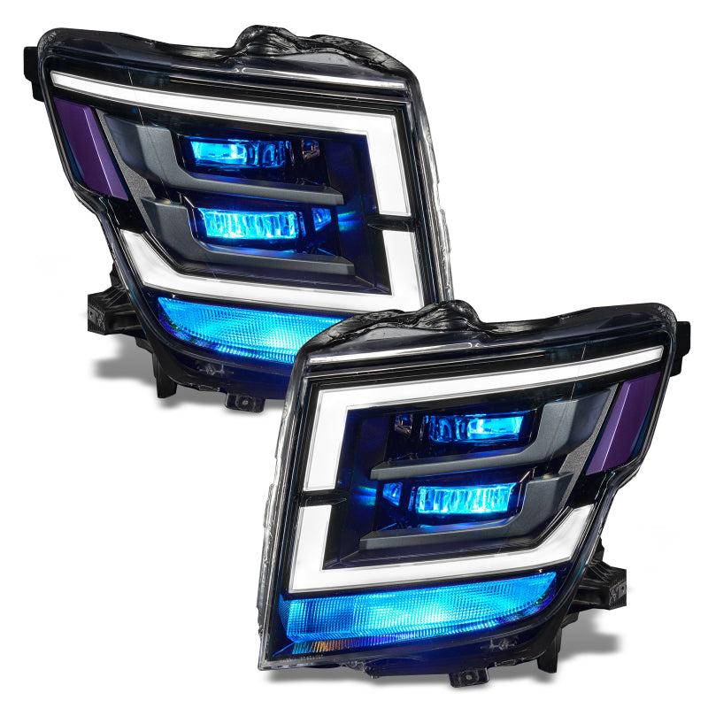 Oracle 21-22 Nissan Titan Demon Eye RGB Headlight Upgrade Kit - ColorSHIFT w/o Controller Headlights ORACLE Lighting