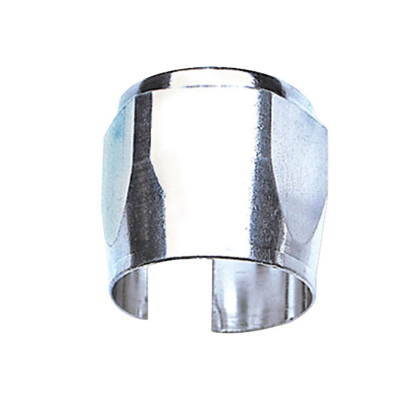 Russell Performance -4 AN Chrome Tube Seal Hose End For 1/4in Vacuum Hose Clamps Russell