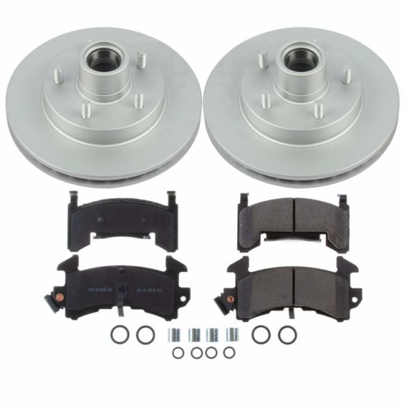 Power Stop 95-97 Chevrolet Blazer Front Z17 Evolution Geomet Coated Brake Kit Brake Kits - Performance Blank PowerStop