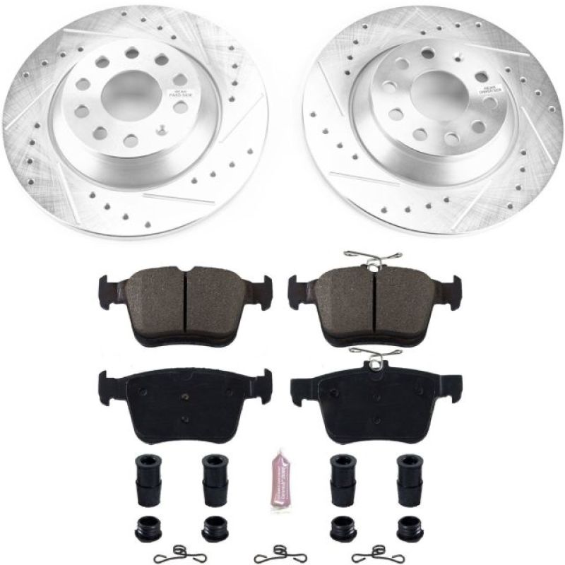 Power Stop 16-18 Audi TT Quattro Rear Z23 Evolution Sport Brake Kit Brake Kits - Performance D&S PowerStop