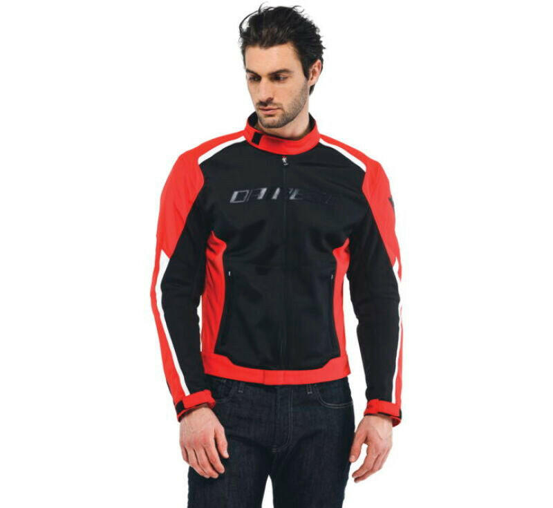 Dainese Hydraflux 2 Air D-Dry Jacket Black/Lava Red Size - 48 Jackets - Textile Dainese