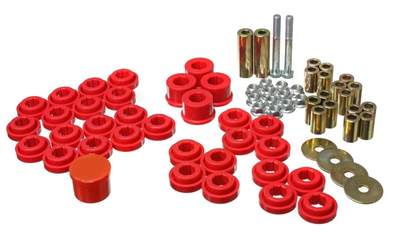 Energy Suspension Chrysler/Dodge Red Rear End Control Arm Bushing Set Bushing Kits Energy Suspension