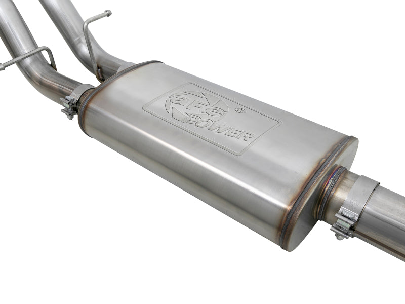 aFe Vulcan Series 4in-3in 304-SS Exhaust Cat-Back 2019 GM Silverado / Sierra 1500 V8-5.3L w/ OE Tips Catback aFe