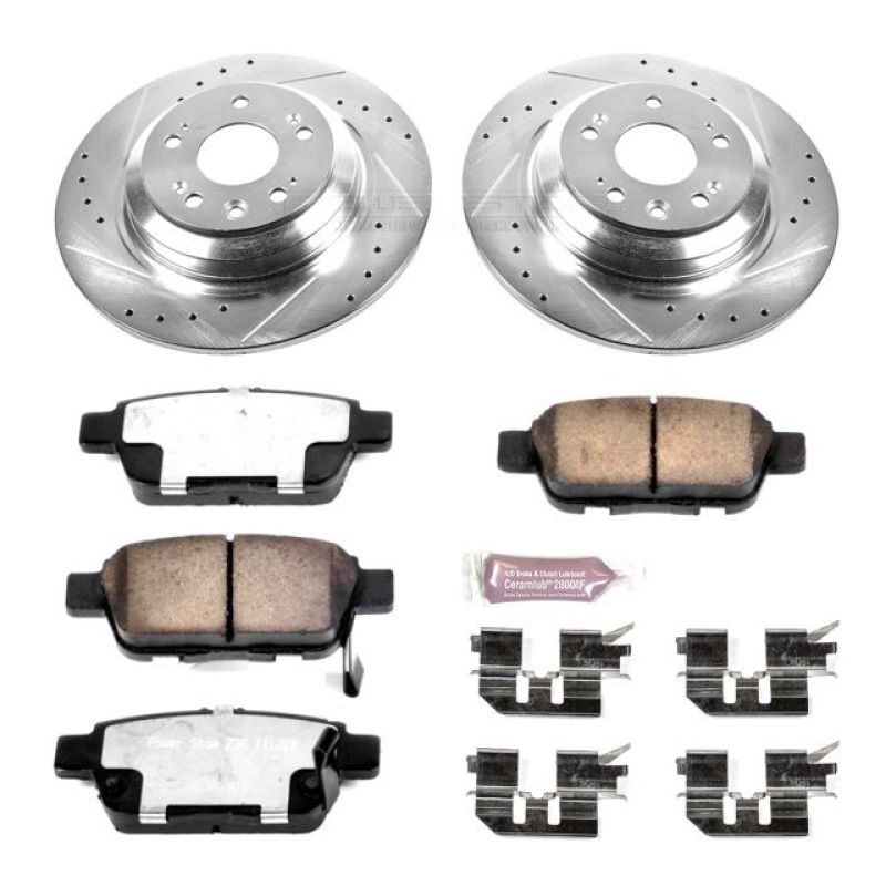 Power Stop 09-14 Acura TL Rear Z36 Truck & Tow Brake Kit Brake Kits - Performance D&S PowerStop