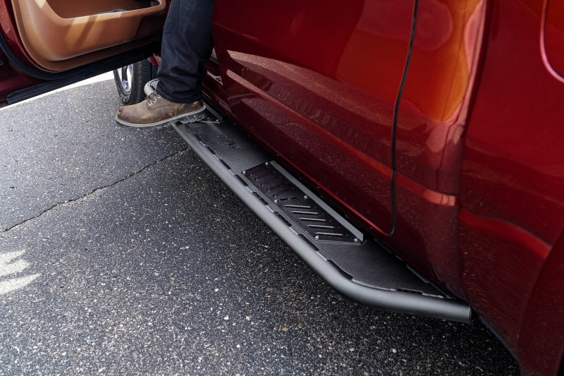 N-FAB 19-21 GMC 1500 Crew Crab Roan Running Boards - Textured Black Running Boards N-Fab