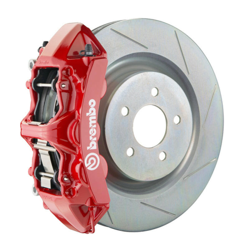 Brembo 16+ Camaro LS/LT SS Front GT BBK 6 Piston Cast 355x32 1pc Rotor Slotted Type1-Red Brake Kits - Performance Slot Brembo