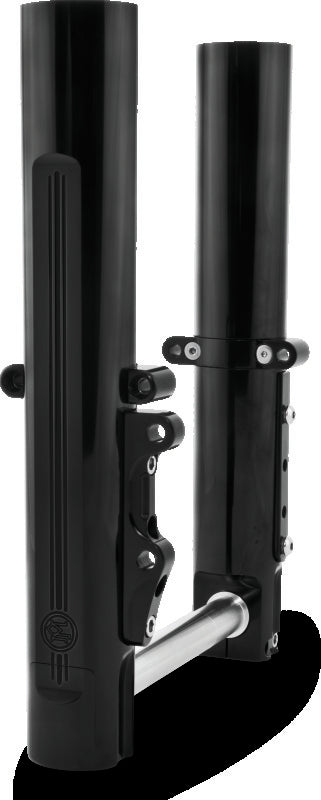 Performance Machine 08-13 FL Lower Leg Assembly - Black Ano Fork Assemblies Performance Machine