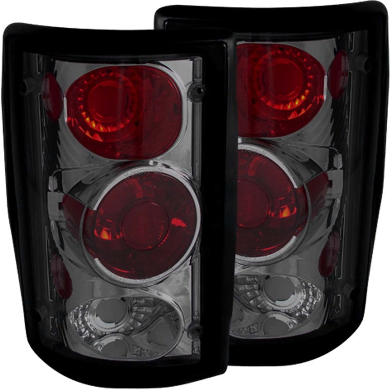 ANZO 2000-2005 Ford Excursion Taillights Smoke Tail Lights ANZO