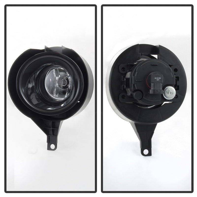 Spyder 05-16 Nissan Frontier Metal Chrome Bumper ONLY OEM Fog Lights w/Switch - Clear (FL-NF05-M-C) Fog Lights SPYDER