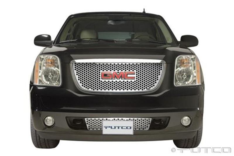 Putco 07-14 GMC Yukon XL Bumper Grille Punch Stainless Steel Grilles Grilles Putco