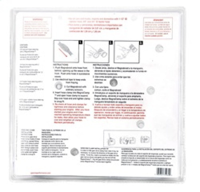 Spectre MagnaBraid 304SS Braided Sleeving Kit - Blue End Caps Sleeves Spectre