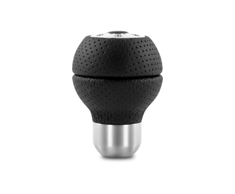 Momo Race Shift Knob - Black Airleather, Aluminum Insert Shift Knobs MOMO