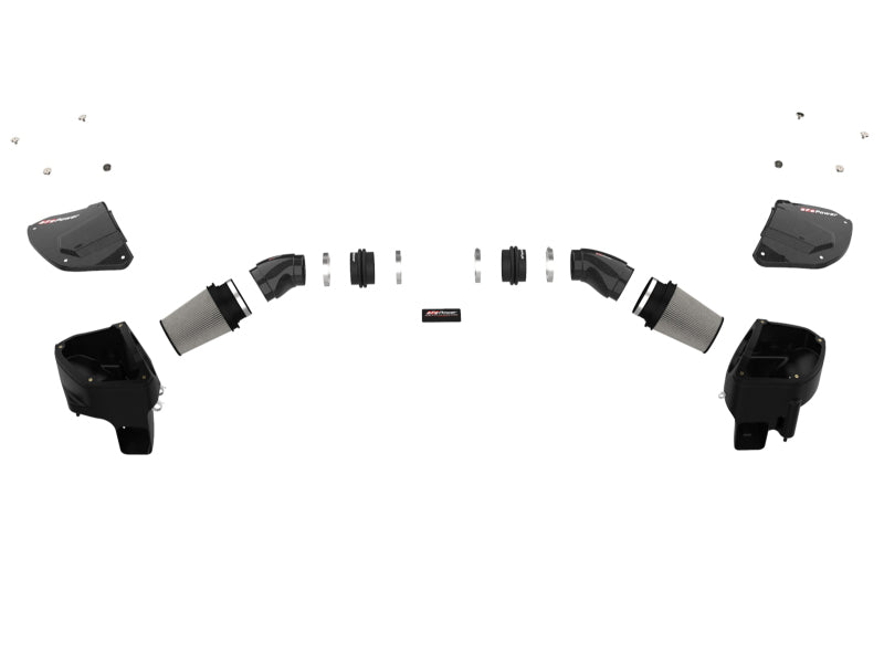 aFe Black Series Stage-2 Carbon Fiber Cold Air Intake System w/ Pro DRY S Media - 18-19 BMW M5 (F90) Cold Air Intakes aFe