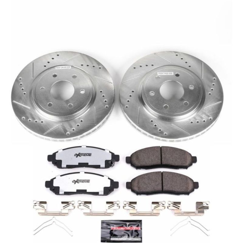 Power Stop 05-18 Nissan Frontier Front Z36 Truck & Tow Brake Kit Brake Kits - Performance D&S PowerStop