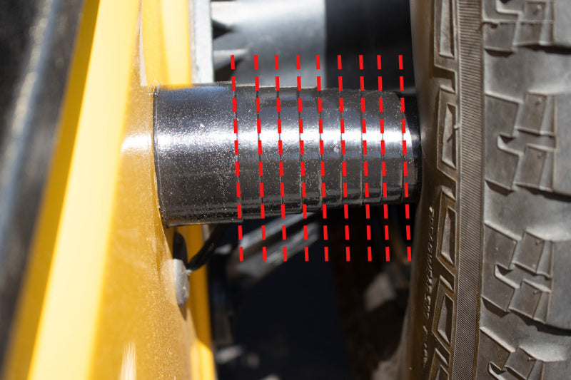 Fishbone Offroad 07-18 Jeep Wrangler JK Tailgate Bump Stop - Black Bump Stops Fishbone Offroad