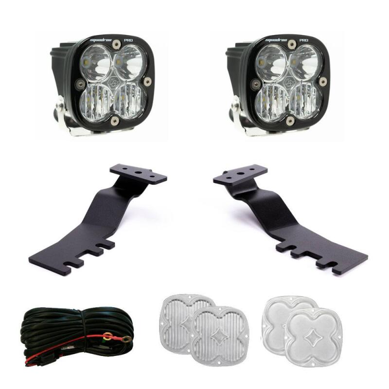 Baja Designs 2024+ Toyota Tacoma Squadron Pro A-pillar Kit Light Mounts Baja Designs