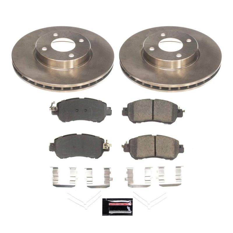 Power Stop 18-19 Nissan Kicks Front Autospecialty Brake Kit Brake Kits - OE PowerStop