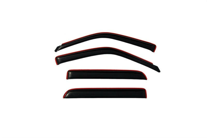 AVS 02-03 Lincoln Blackwood Ventvisor In-Channel Front & Rear Window Deflectors 4pc - Smoke Wind Deflectors AVS