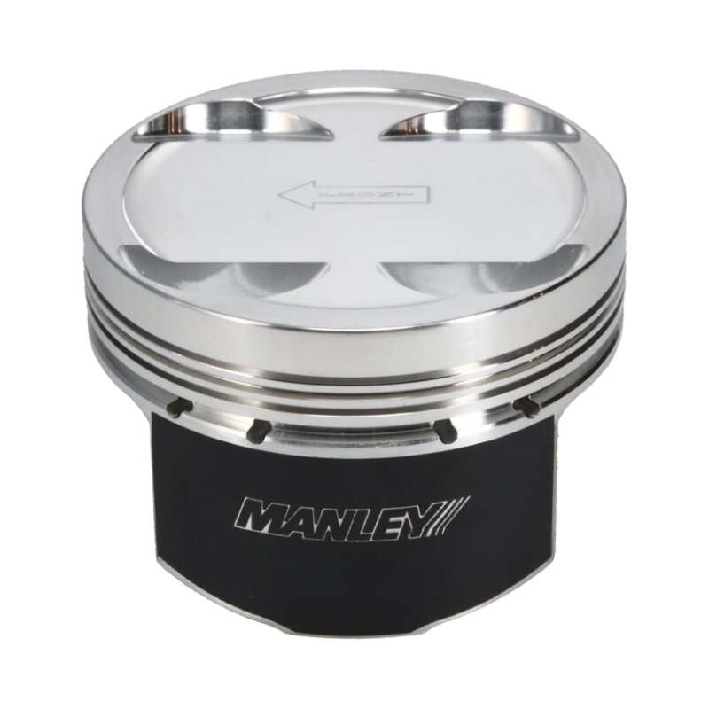 Manley Mitsubishi 2.0L 4B11T Piston Set - 86.00mm Bore 1.313in CH, 2.00 CC Piston Sets - Forged - 4cyl Manley Performance