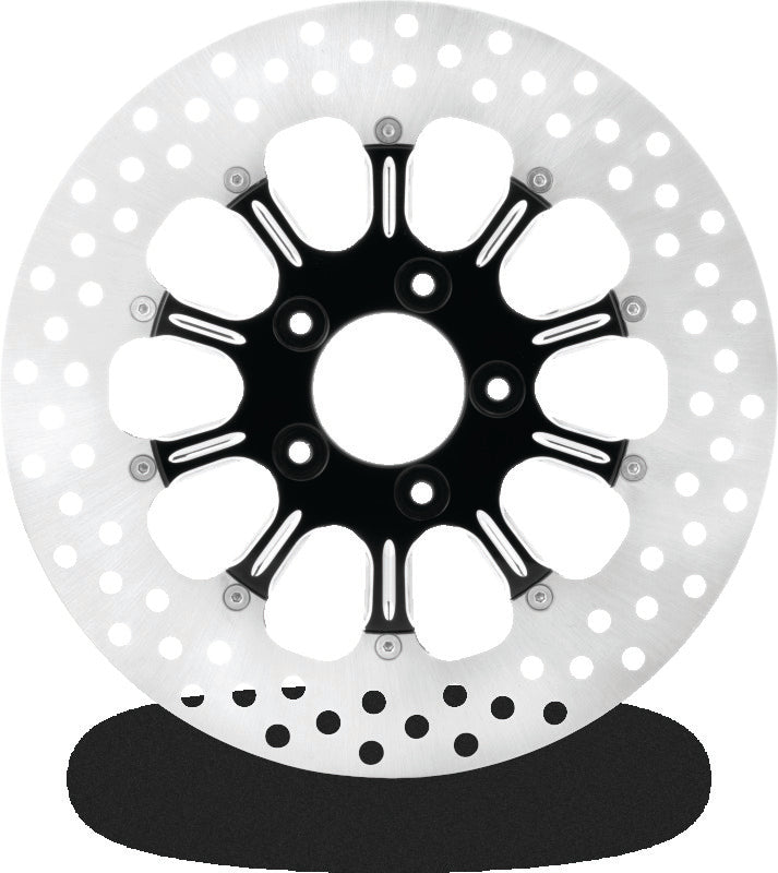 Performance Machine Disc/Carr 11.5 Revel SS - Contrast Cut Platinum Brake Rotors - Drilled Performance Machine