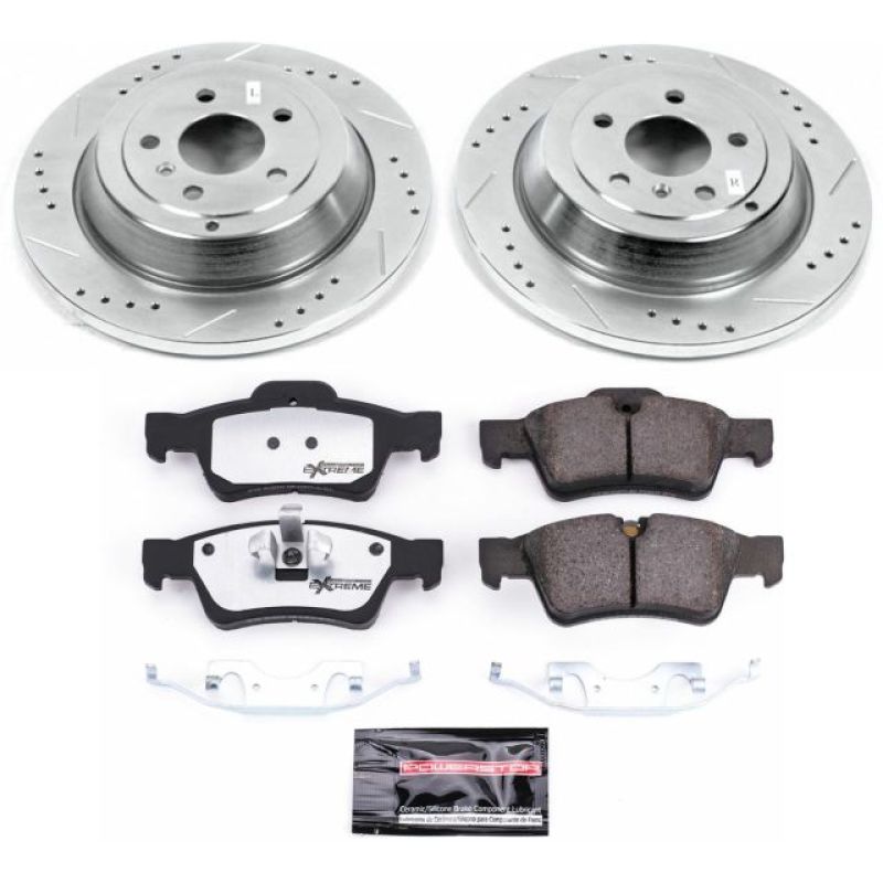Power Stop 10-11 Mercedes-Benz ML450 Rear Z26 Street Warrior Brake Kit Brake Kits - Performance D&S PowerStop