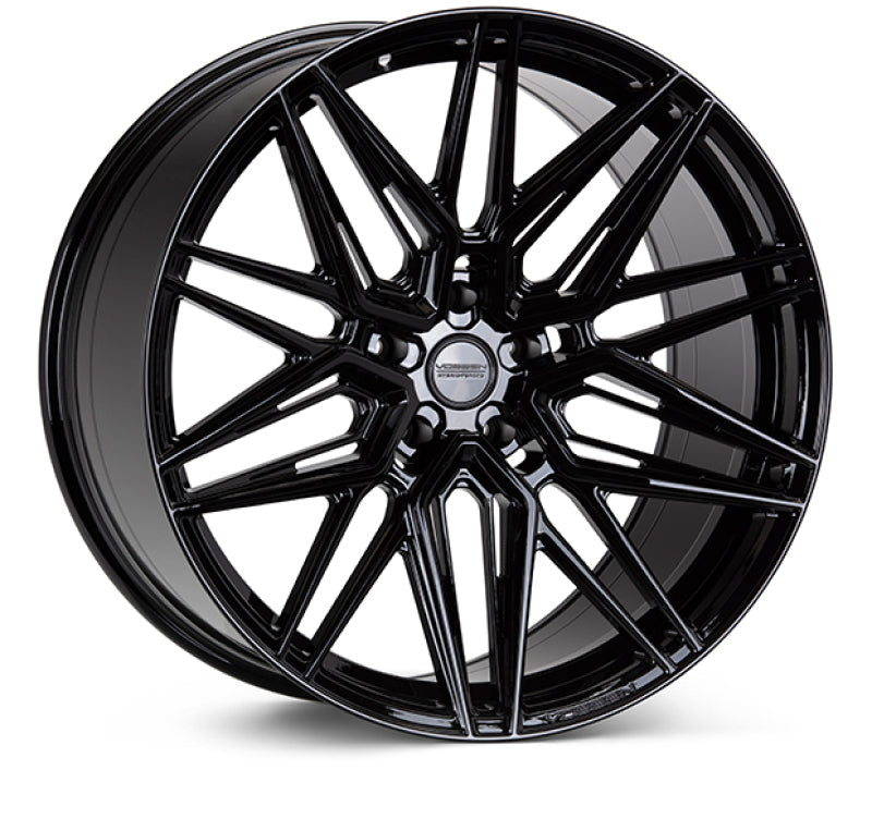 Vossen HF-7 20x9 / 5x112 / ET32 / Flat Face / 66.5 - Gloss Black Wheel Wheels - Forged Vossen