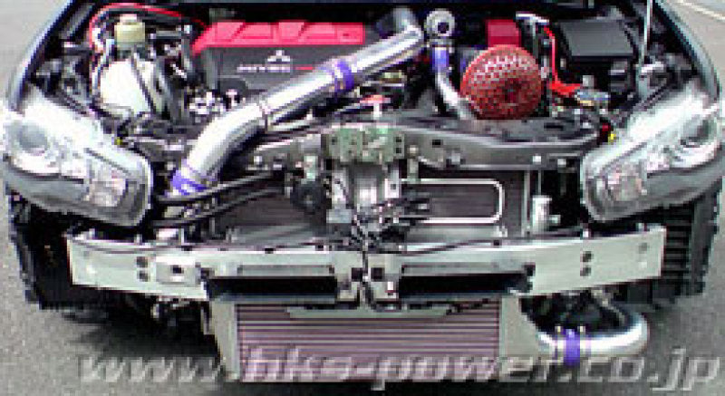 HKS Type-2 Front Mount Intercooler includes Full Piping Kit for 08-10 Mitsubishi Evolution X Intercoolers HKS