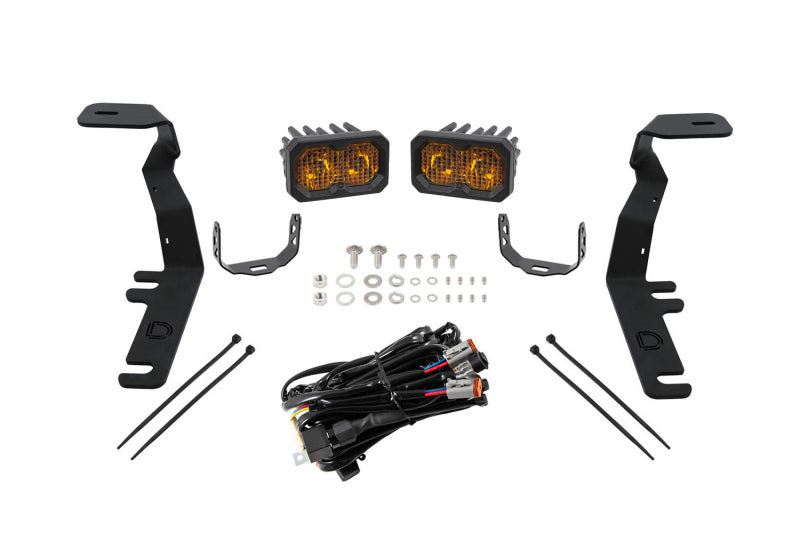 Diode Dynamics 15-20 Ford F-150 Stage Series Ditch Light Kit - Yellow Combo/Driving Light Bars & Cubes Diode Dynamics