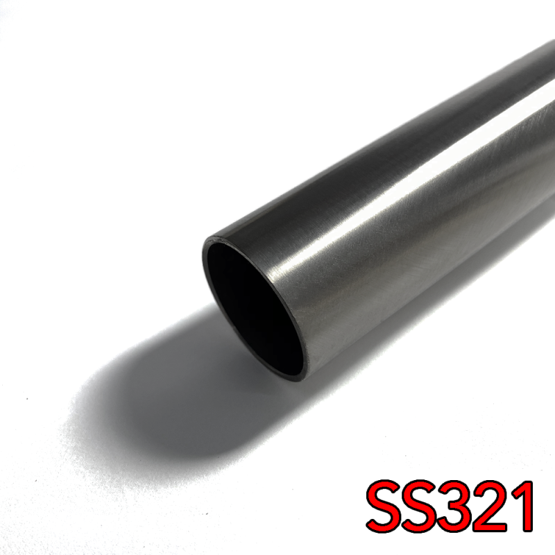 Stainless Bros 2.5in SS321 Straight Tube - 16GA/.065in Wall - 48in Length Steel Tubing Stainless Bros