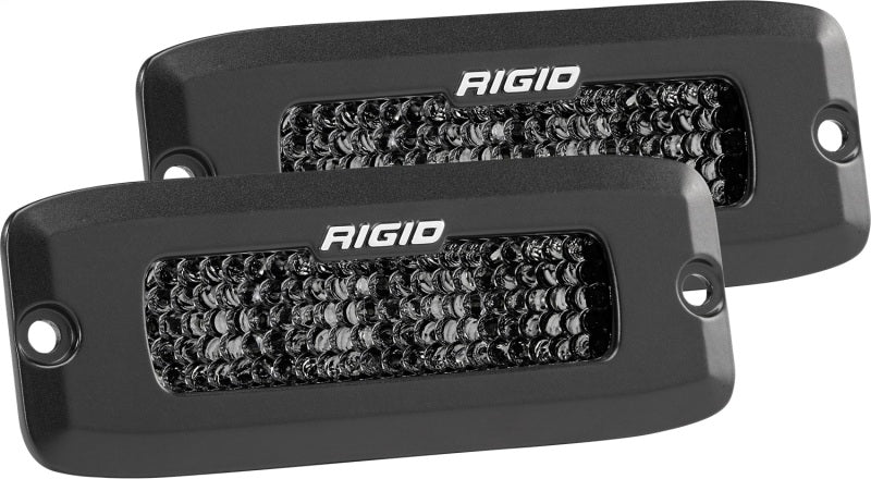 Rigid Industries SR-Q Series PRO Midnight Edition - Spot - Diffused - Pair Light Bars & Cubes Rigid Industries