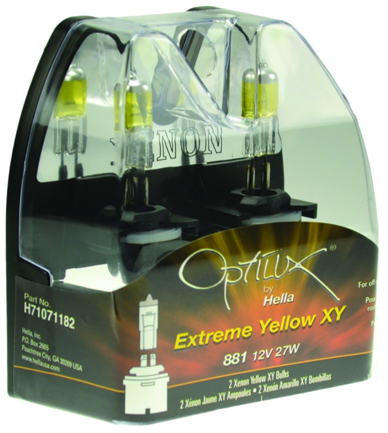 Hella Optilux 881 12V Xenon Yellow XY Bulb Bulbs Hella
