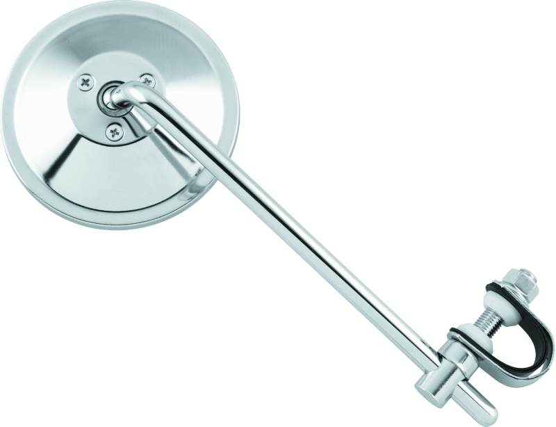 BikeMaster Universal Clamp On Mirror 8in Stem Side Mirrors BikeMaster