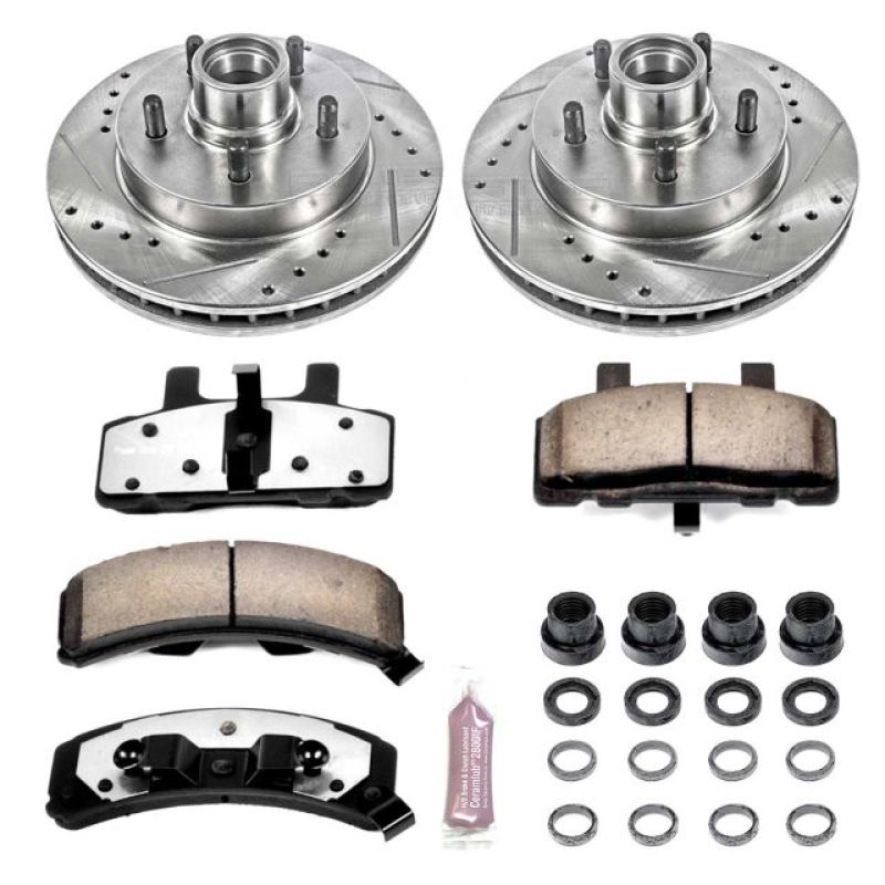 Power Stop 95-99 Chevrolet C1500 Front Z36 Truck & Tow Brake Kit Brake Kits - Performance D&S PowerStop