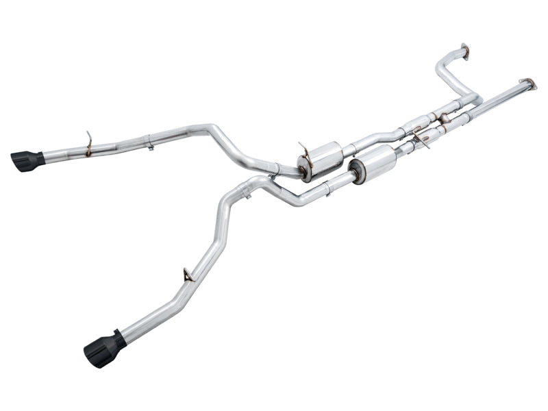 AWE Tuning 2021 RAM 1500 TRX 0FG Cat-Back Exhaust - Diamond Black Tips Catback AWE Tuning