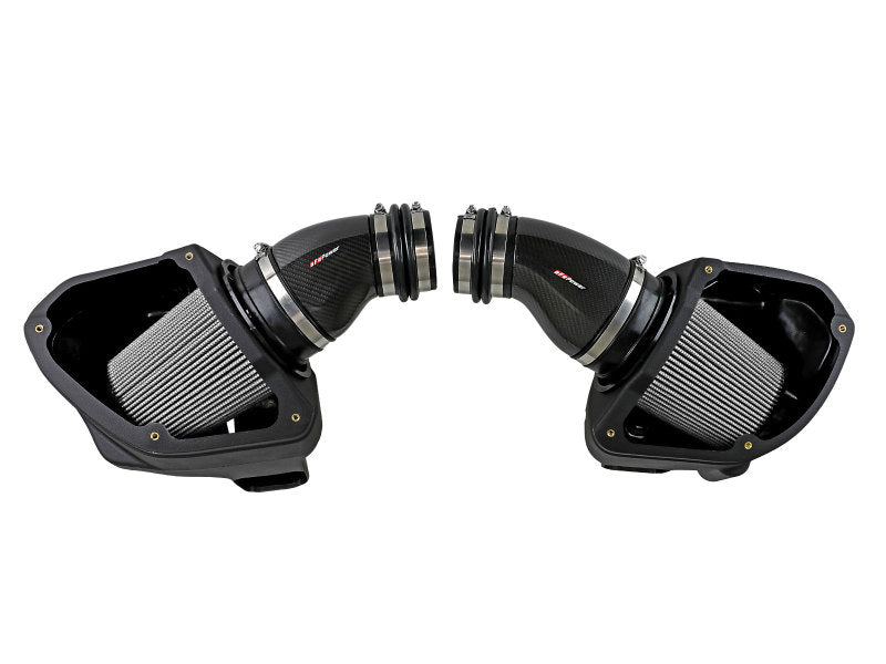 aFe Black Series Stage-2 Carbon Fiber Cold Air Intake System w/ Pro DRY S Media - 18-19 BMW M5 (F90) Cold Air Intakes aFe