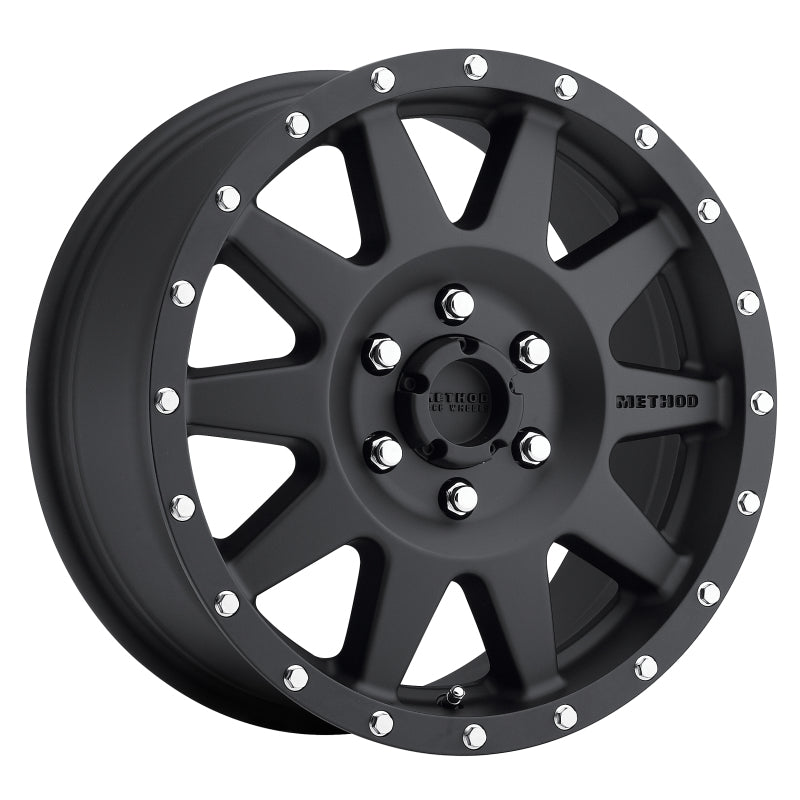 Method MR301 The Standard 17x7.5 +50mm Offset 6x130 84.1mm CB Matte Black Wheel Wheels - Cast Method Wheels