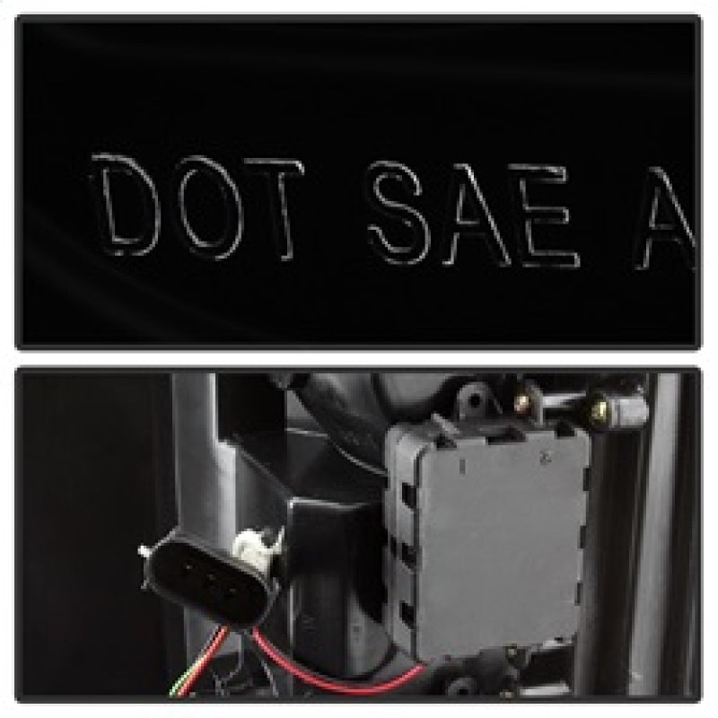 Spyder Ford F150 2015-2017 Light Bar LED Tail Lights - Black Smoke ALT-YD-FF15015-LBLED-BSM Tail Lights SPYDER