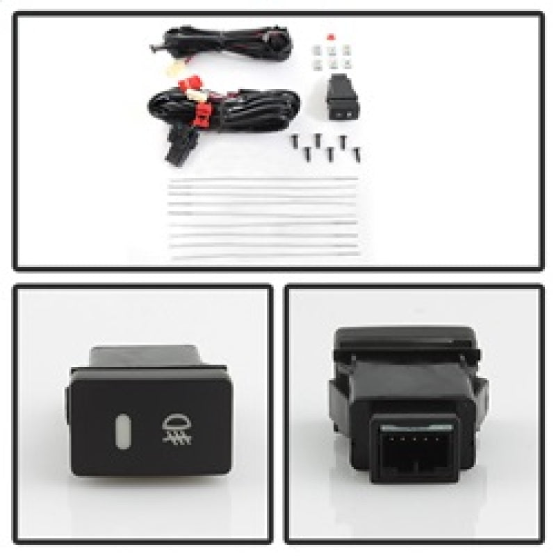 Spyder 17-18 Honda CRV OEM Fog Lights w/Switch & Cover - Clear (FL-HCRV2017-T-C) Fog Lights SPYDER