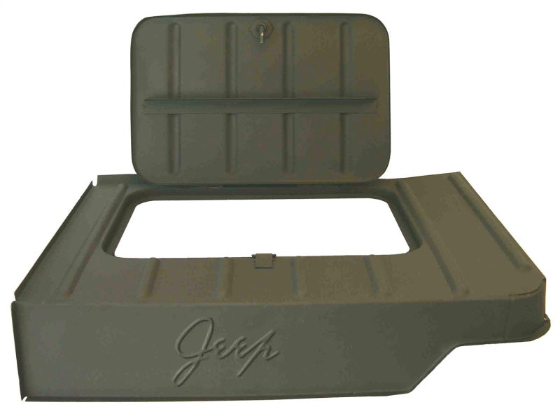 Omix Tool Compartment with Script 46-75 Willys & Models Exterior Trim OMIX