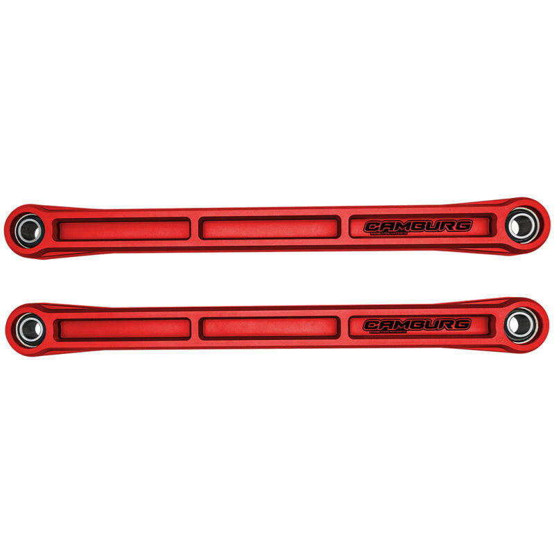 Camburg Ford Bronco 21-23 KINETIK Series Rear Billet Lower Trailing Arm Kit (Red) Suspension Arms & Components Camburg