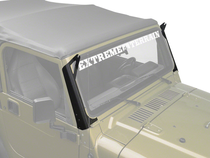 Raxiom 97-06 Jeep Wrangler TJ 50-In LED Light Bar Windshield Mount Light Bars & Cubes Raxiom