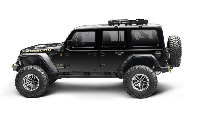 Bushwacker 18-19 Jeep Wrangler JL Trail Armor Cowl Guard - Black Body Armor & Rock Rails Bushwacker