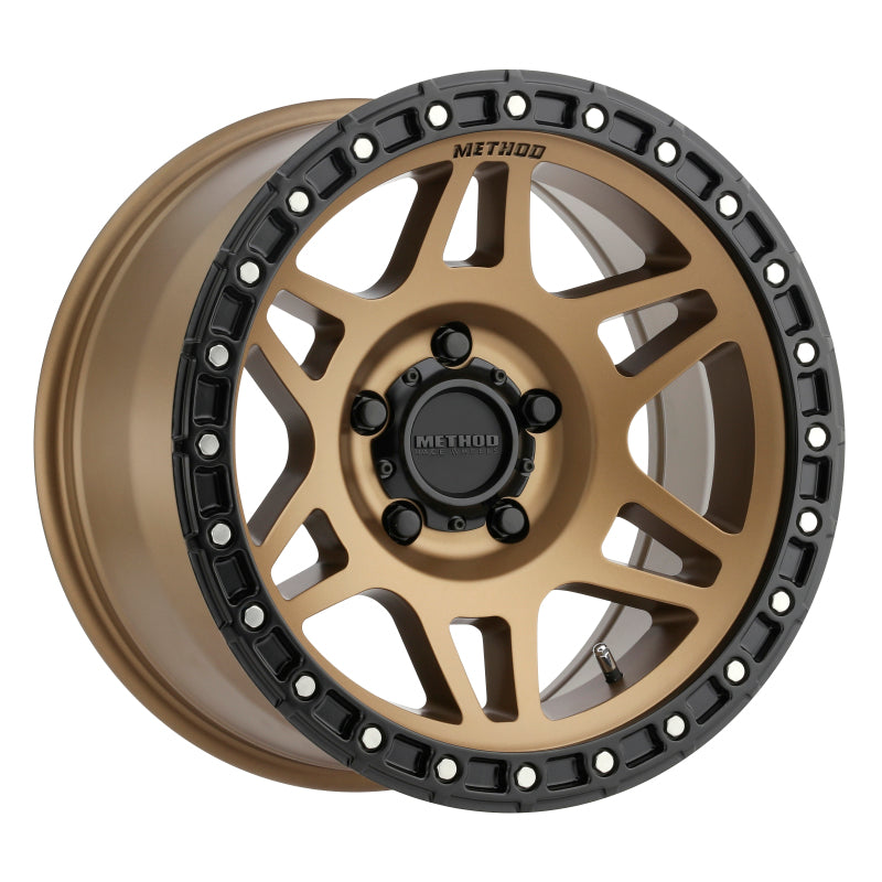 Method MR312 17x8.5 0mm Offset 5x5 71.5mm CB Method Bronze/Black Street Loc Wheel Wheels - Cast Method Wheels
