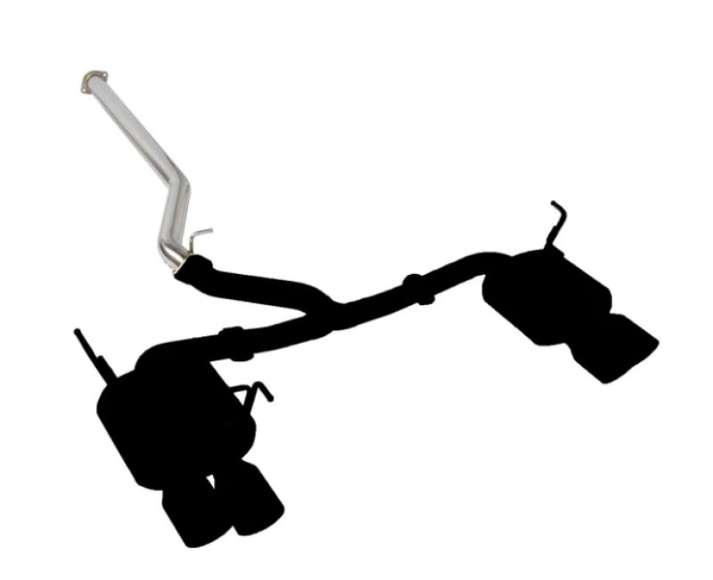 Remark 22+ Subaru WRX (VB) Sports Touring Spec - 4in. SS Quad Tips (Non-Resonated) Catback Remark
