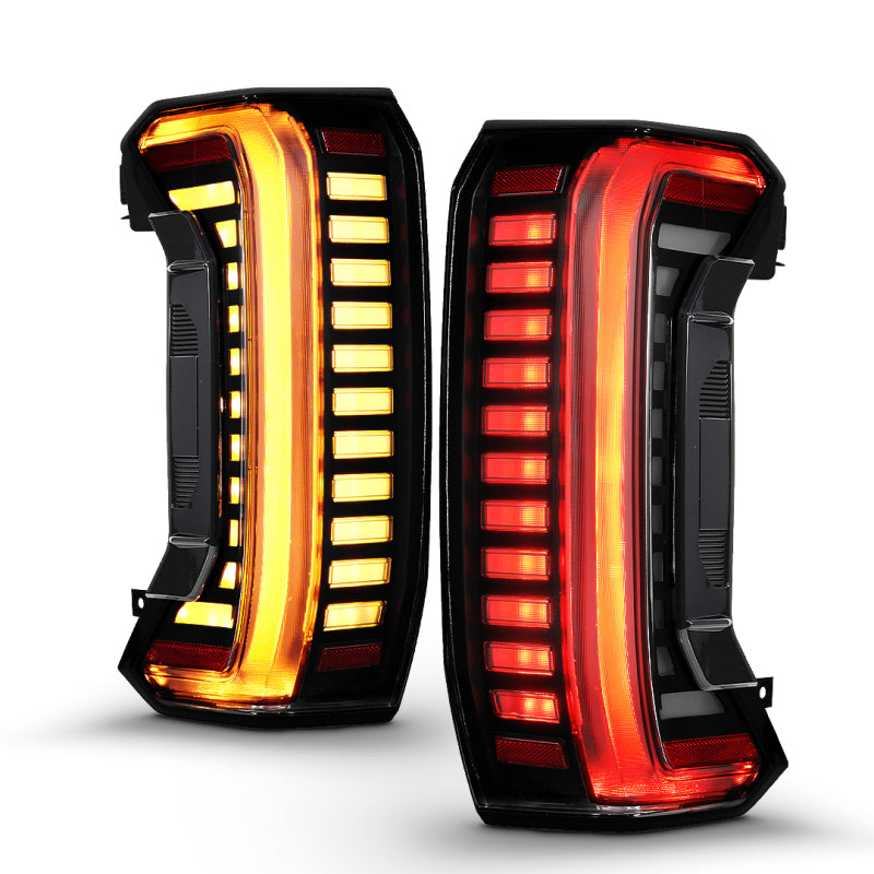 ANZO 22-24 Toyota Tundra Z-Series Full LED Tail Lights Smoke Lens Init/SeqSig- Pair Tail Lights ANZO