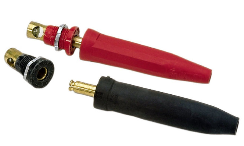 Moroso Quick-Disconnect Flush Mount Battery Cable Connectors - 1 Black - 1 Red Battery Accessories Moroso